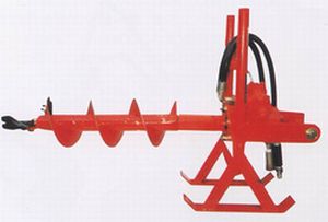 油圧式横堀オーガ