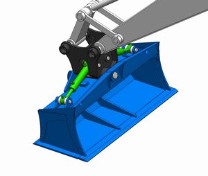 チルト法面バケット